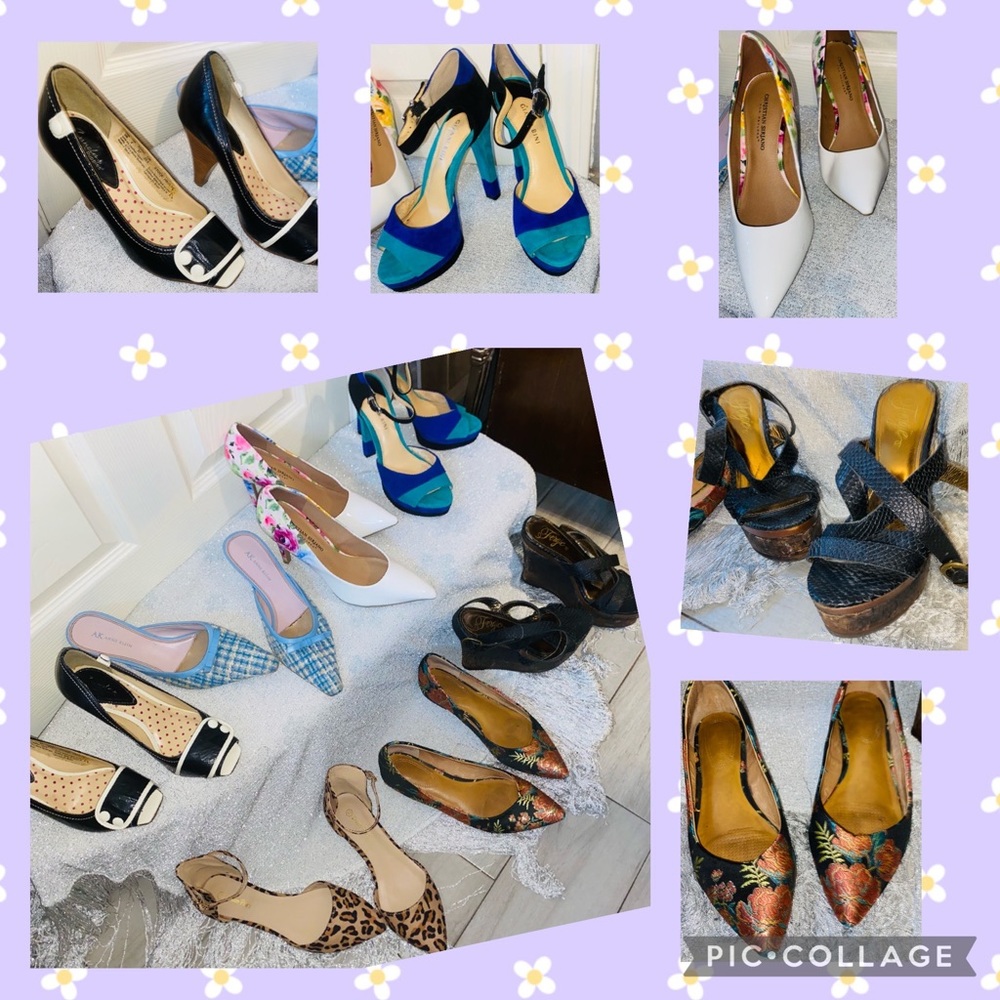Various name brand LIKE NEW Womens heels.